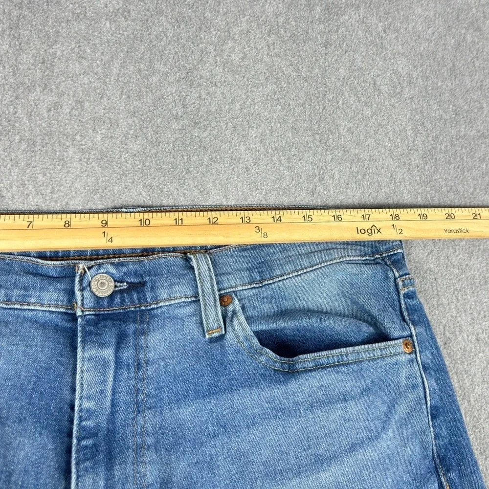 Levis 511 Jeans Mens 36x32 Blue Slim Medium Wash Stretch‎ Denim